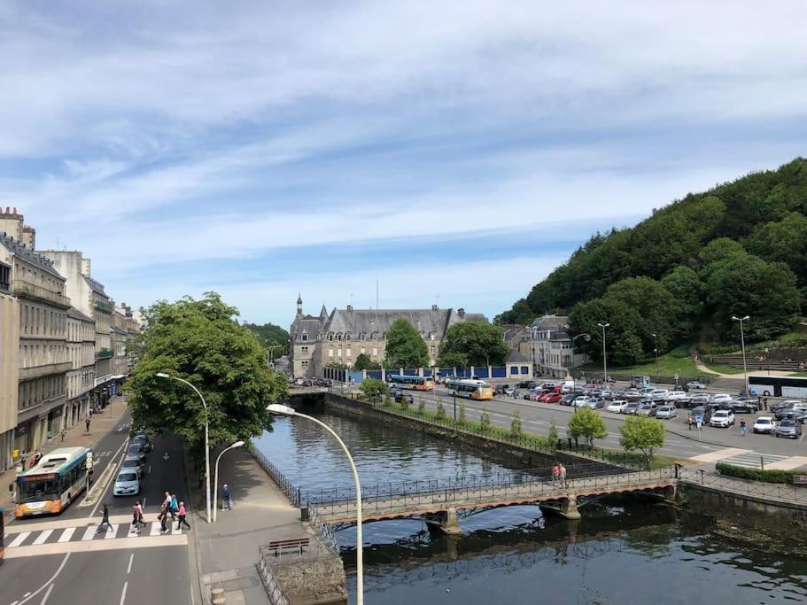 Apartmán L'Odet - Superbe Vue Sur Les Quais - Hyper Centre Quimper Exteriér fotografie