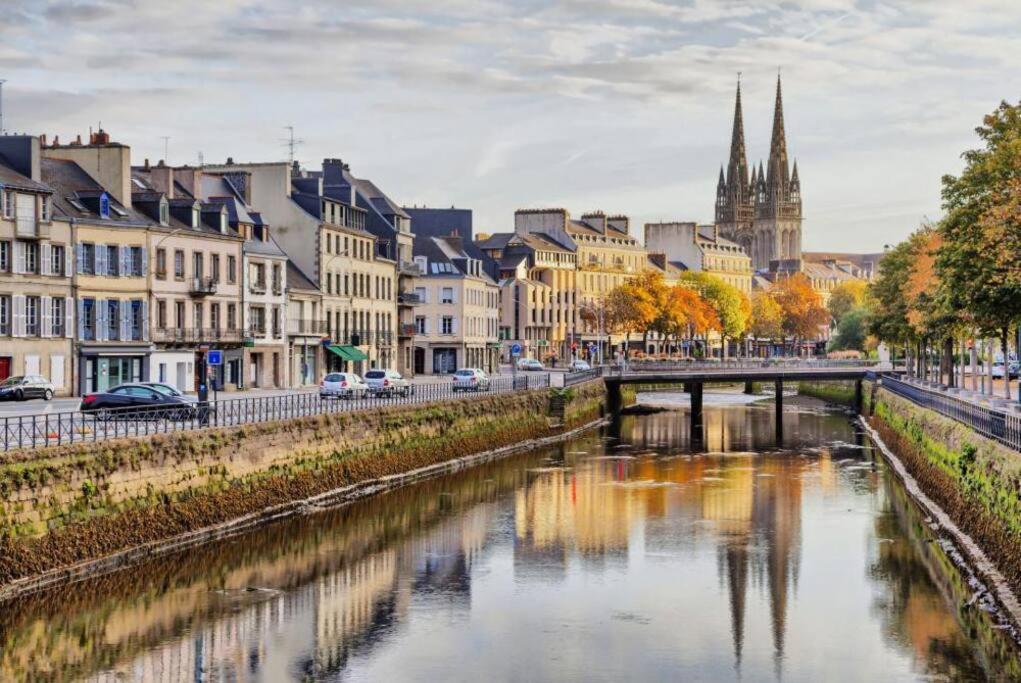 Apartmán L'Odet - Superbe Vue Sur Les Quais - Hyper Centre Quimper Exteriér fotografie